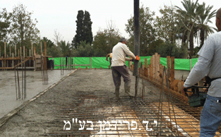 הכנות ליציקה על ארגזי קלקר